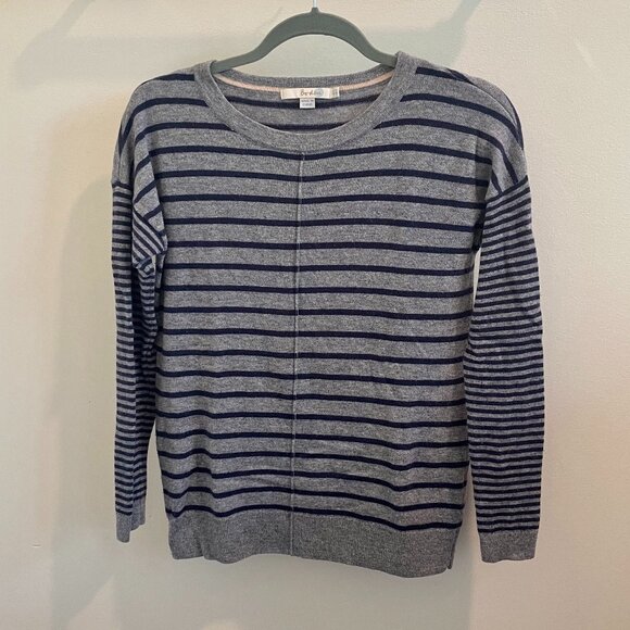 Boden Sweaters - Boden Wool Blend Gray Stripped Sweater, size 2